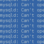 MySQL Error: Out of resources when opening file